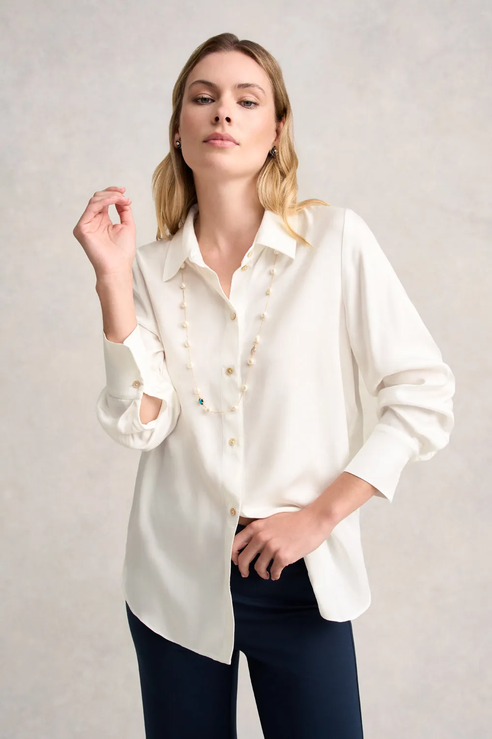 Soft Twill Shirt - Chalk