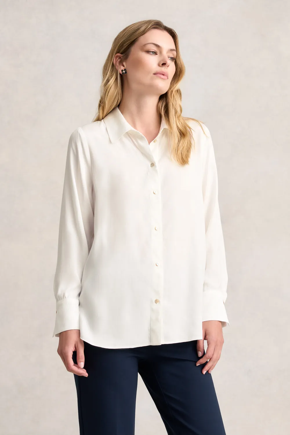 Soft Twill Shirt - Chalk