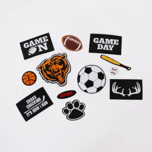 Sports Iron On Patch Bundle (12 pcs)