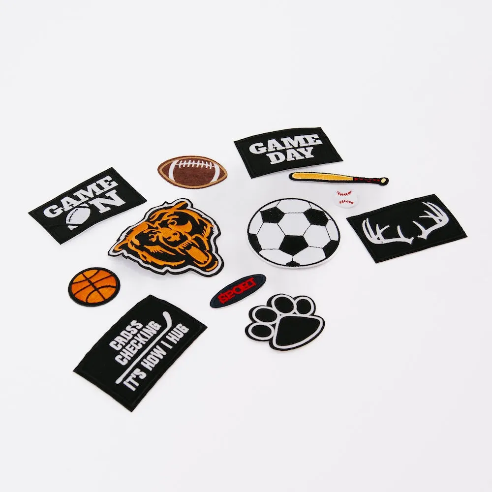 Sports Iron On Patch Bundle (12 pcs)