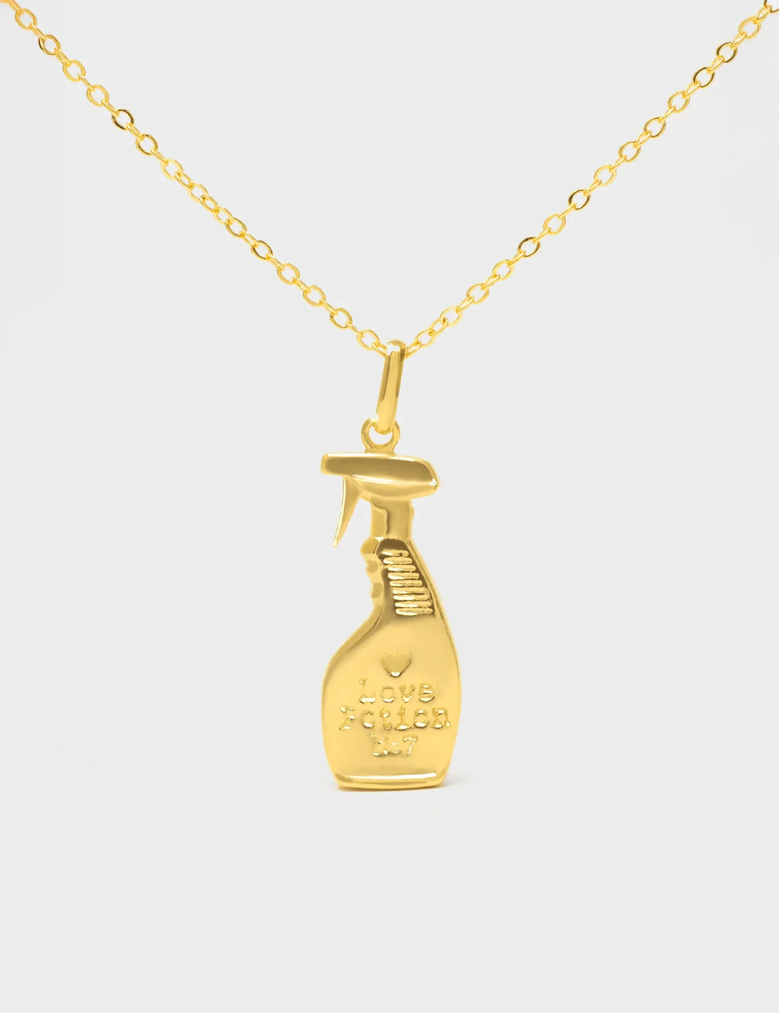 Spritz Love Potion #7 Necklace - Spray Bottle Pendant