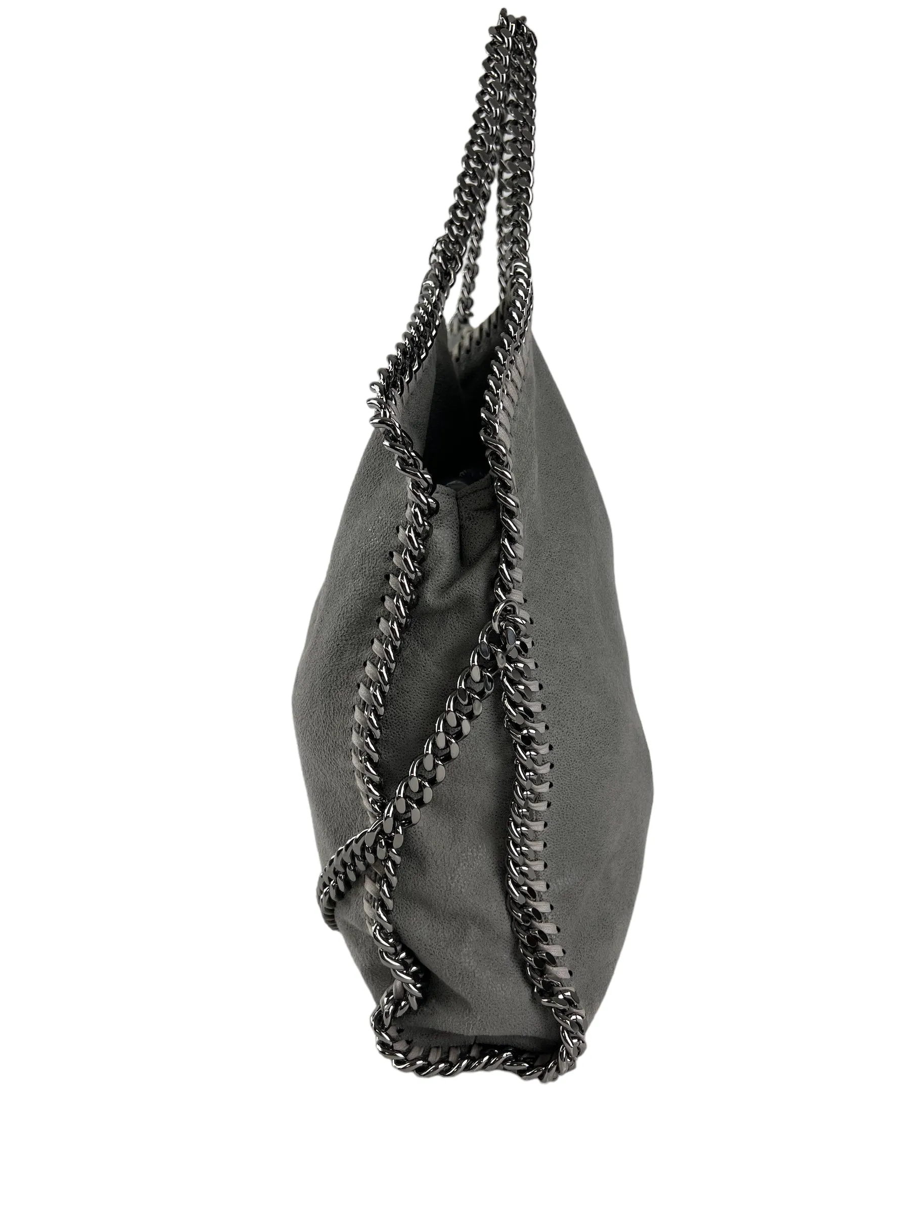 Stella McCartney Grey Faux Leather Falabella Tote