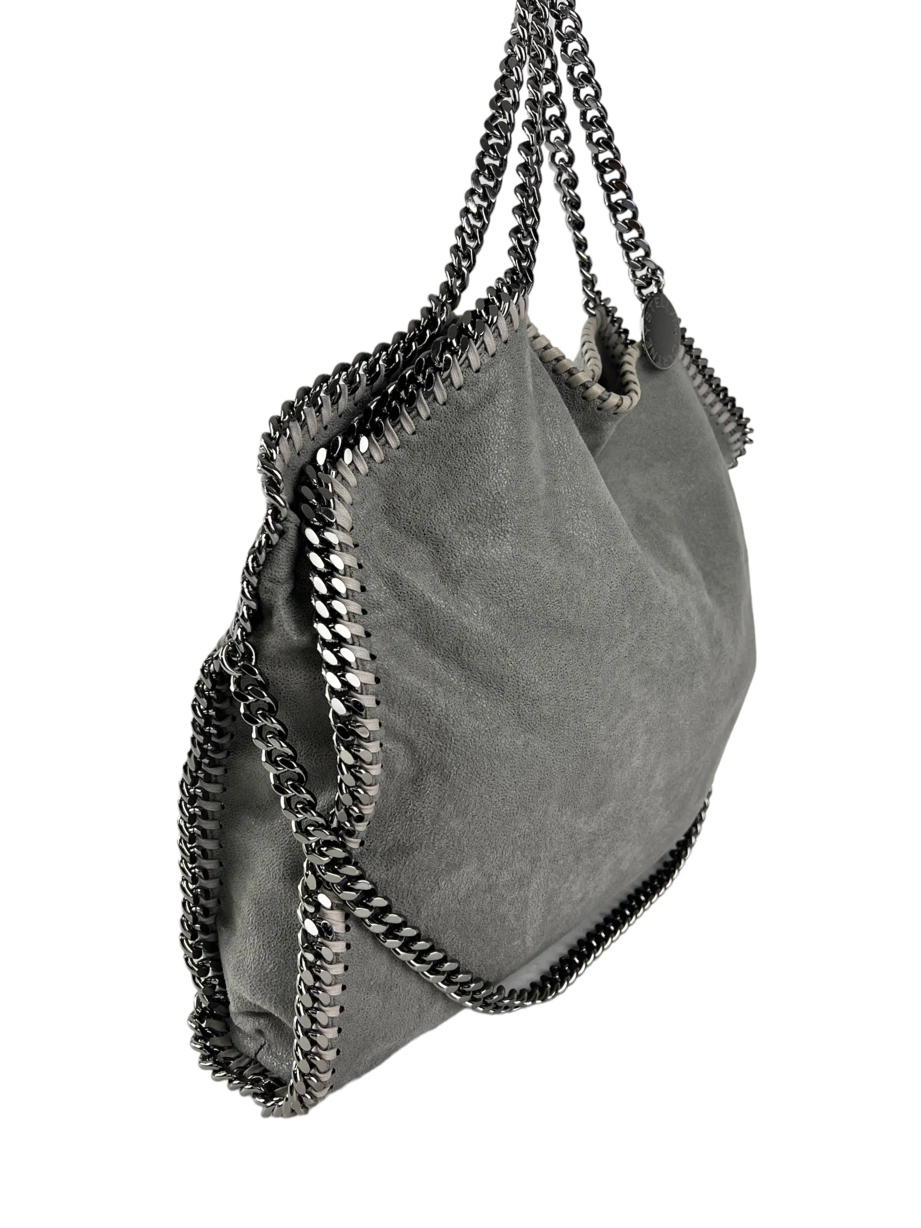 Stella McCartney Grey Faux Leather Falabella Tote