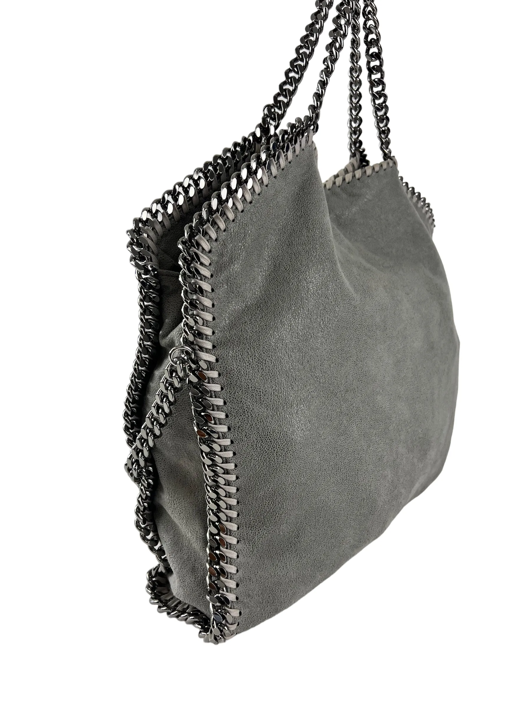 Stella McCartney Grey Faux Leather Falabella Tote
