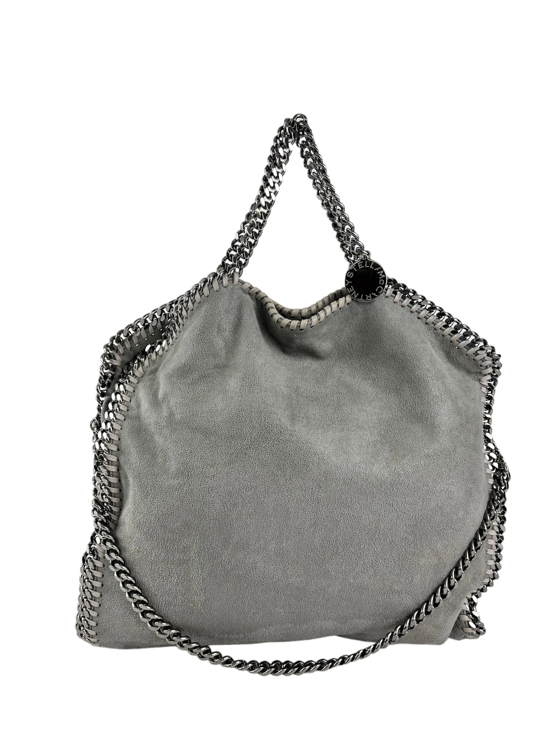 Stella McCartney Grey Faux Leather Falabella Tote