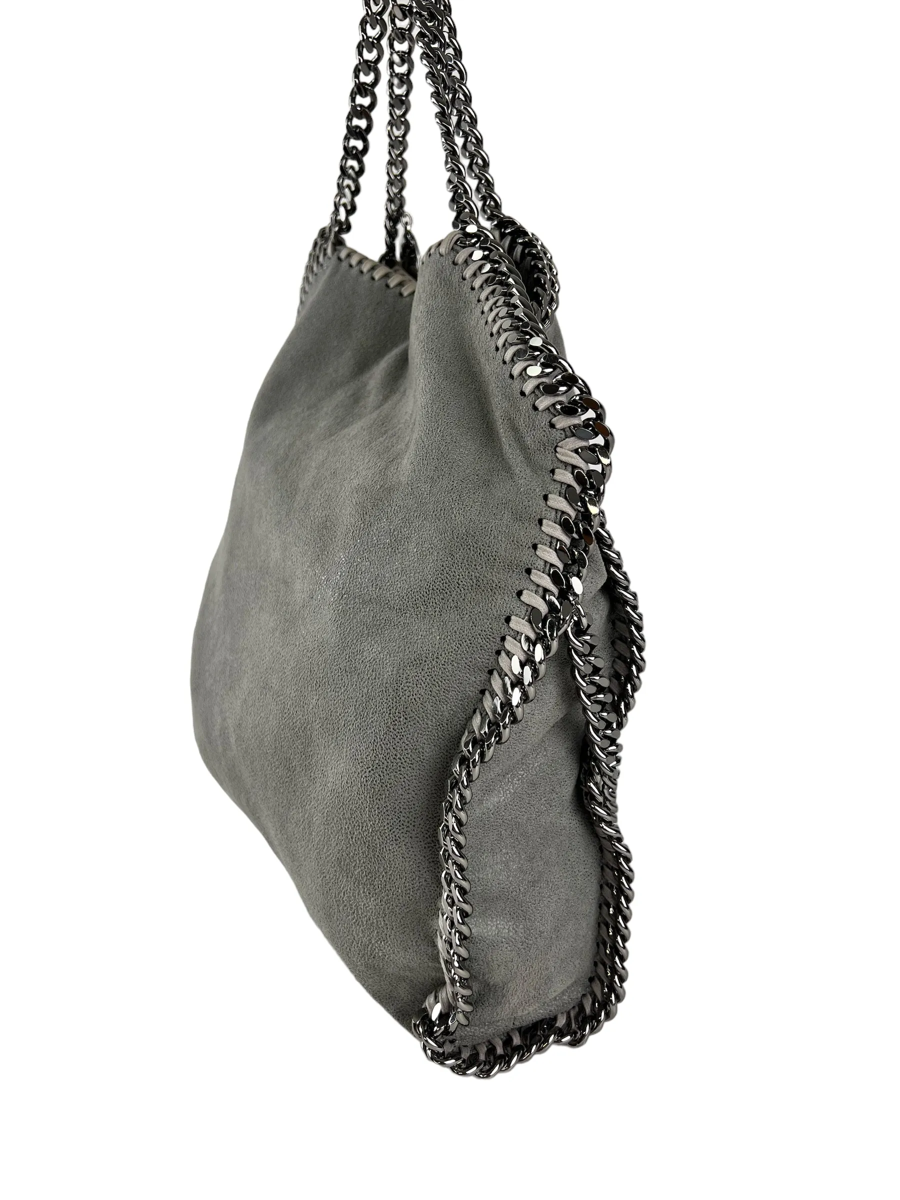 Stella McCartney Grey Faux Leather Falabella Tote