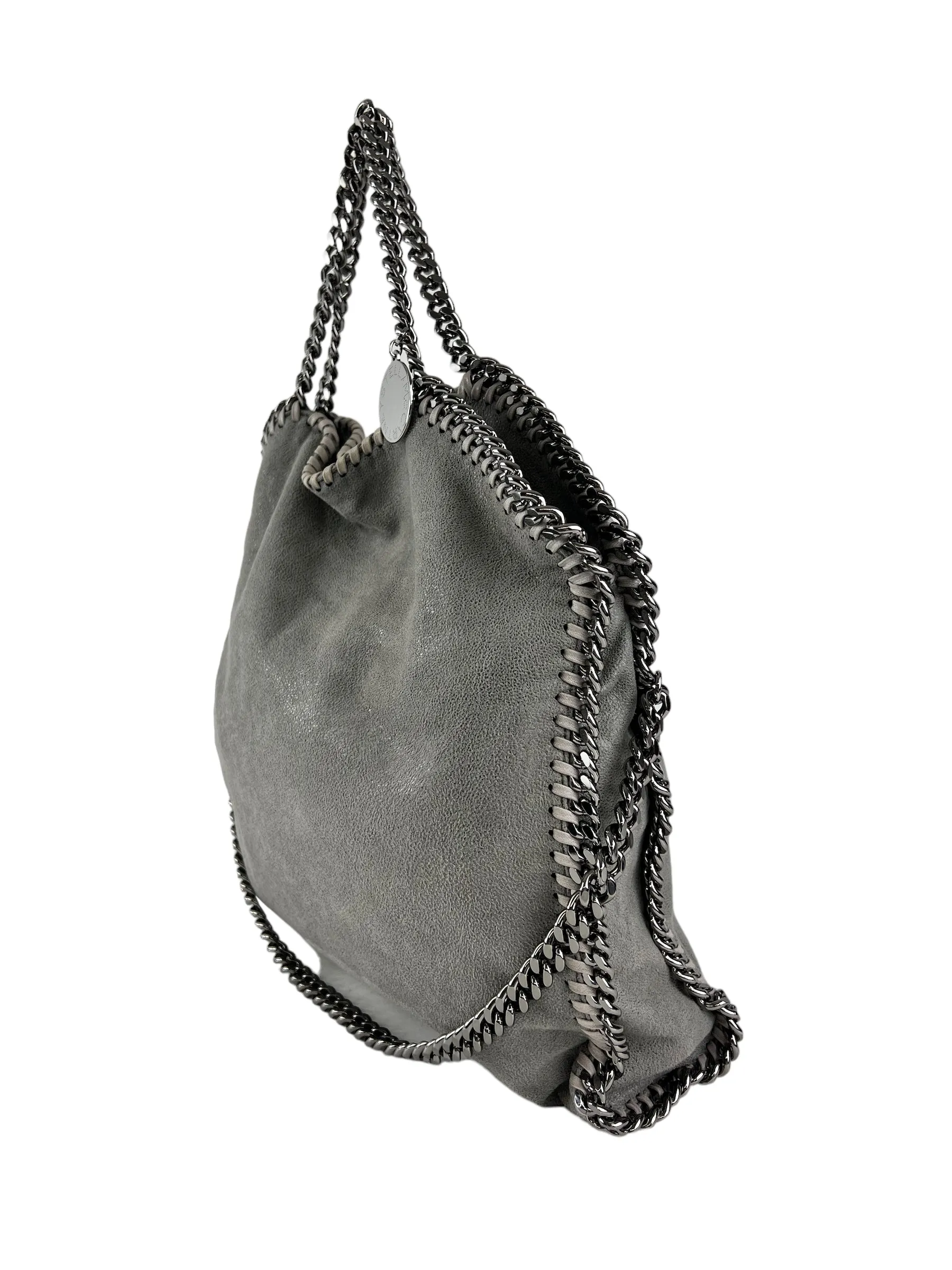 Stella McCartney Grey Faux Leather Falabella Tote