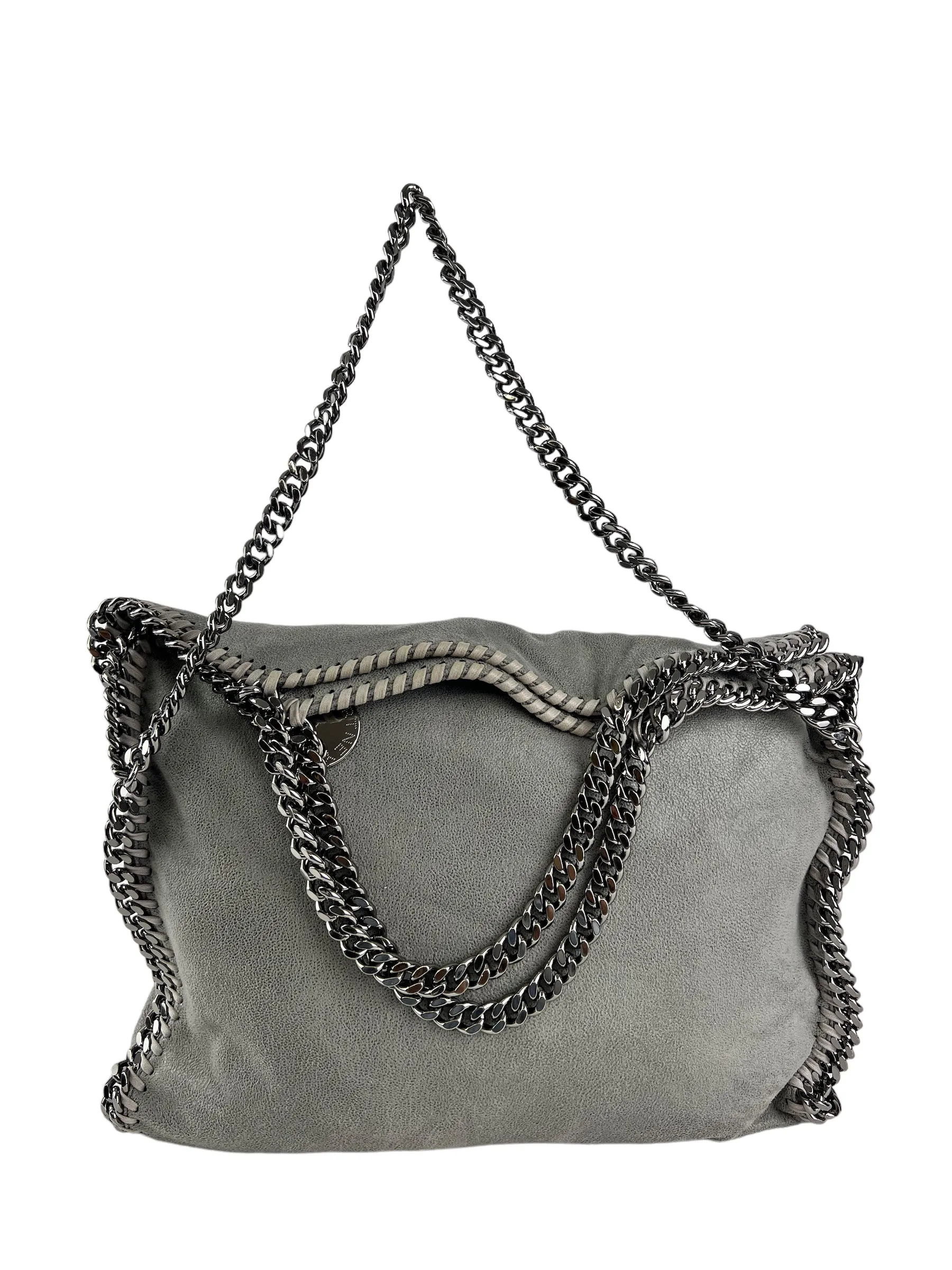 Stella McCartney Grey Faux Leather Falabella Tote