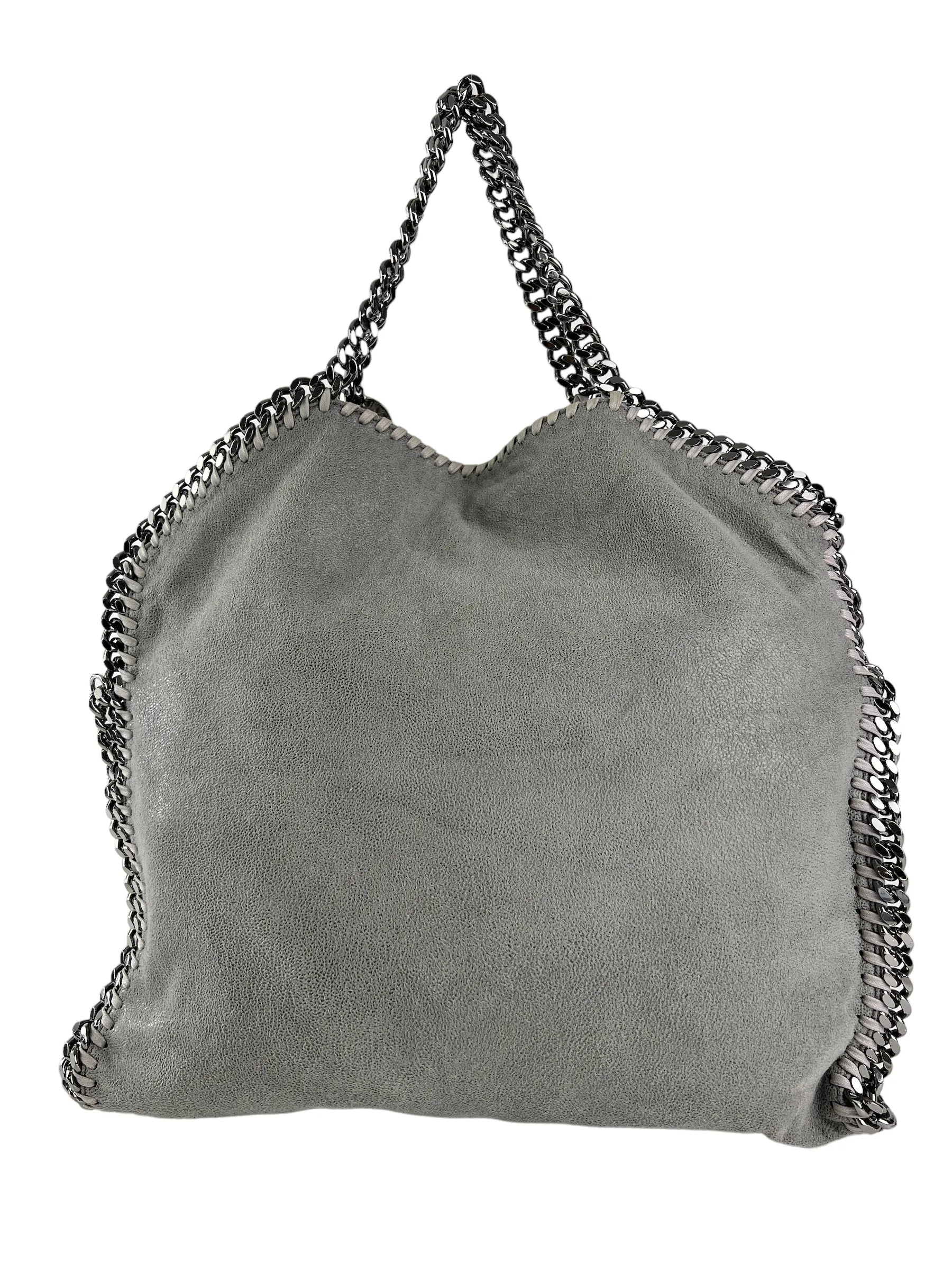 Stella McCartney Grey Faux Leather Falabella Tote