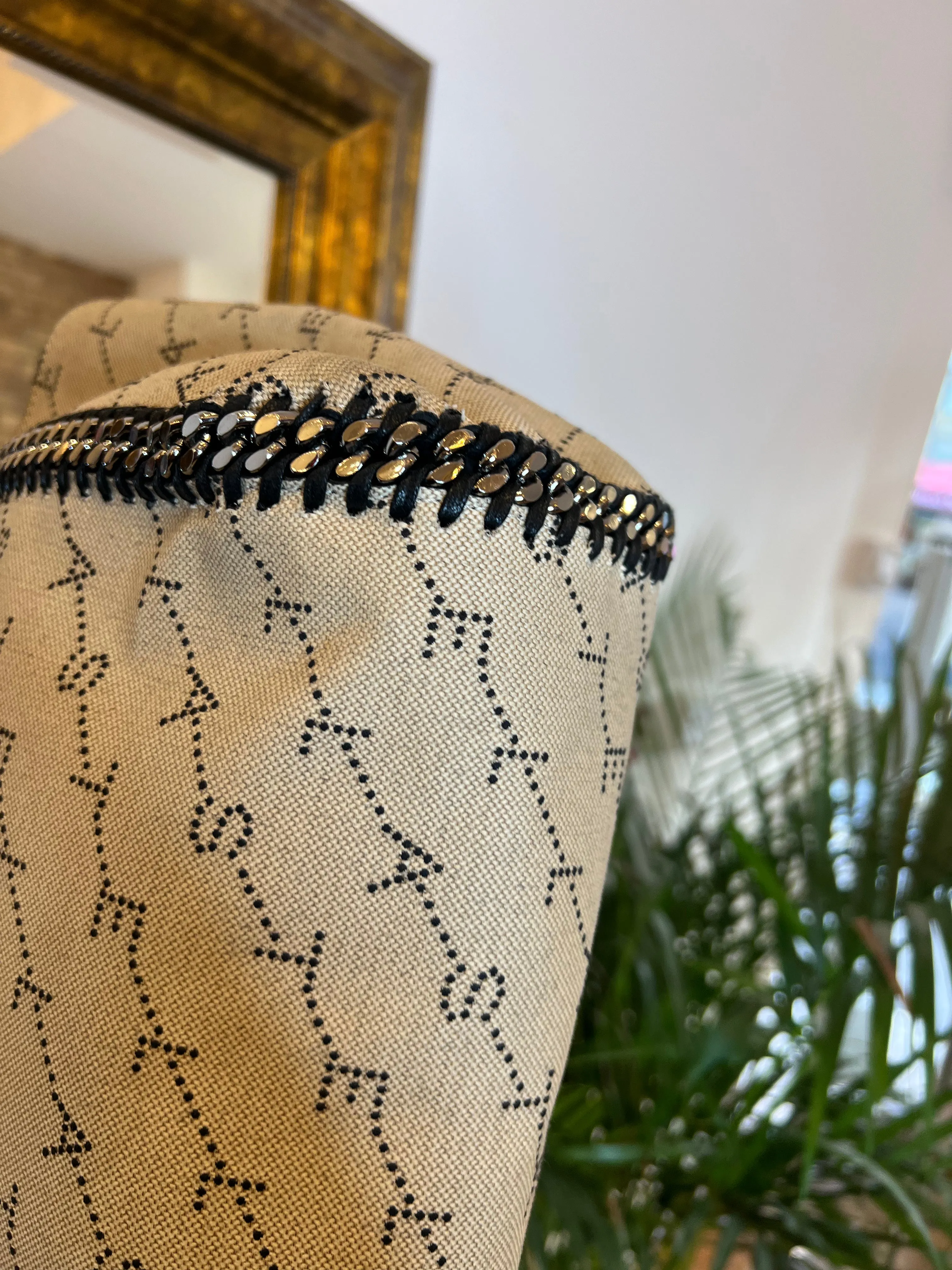 Stella McCartney Monogram Printed Logo Canvas Falabella with Pochette (Reversable)