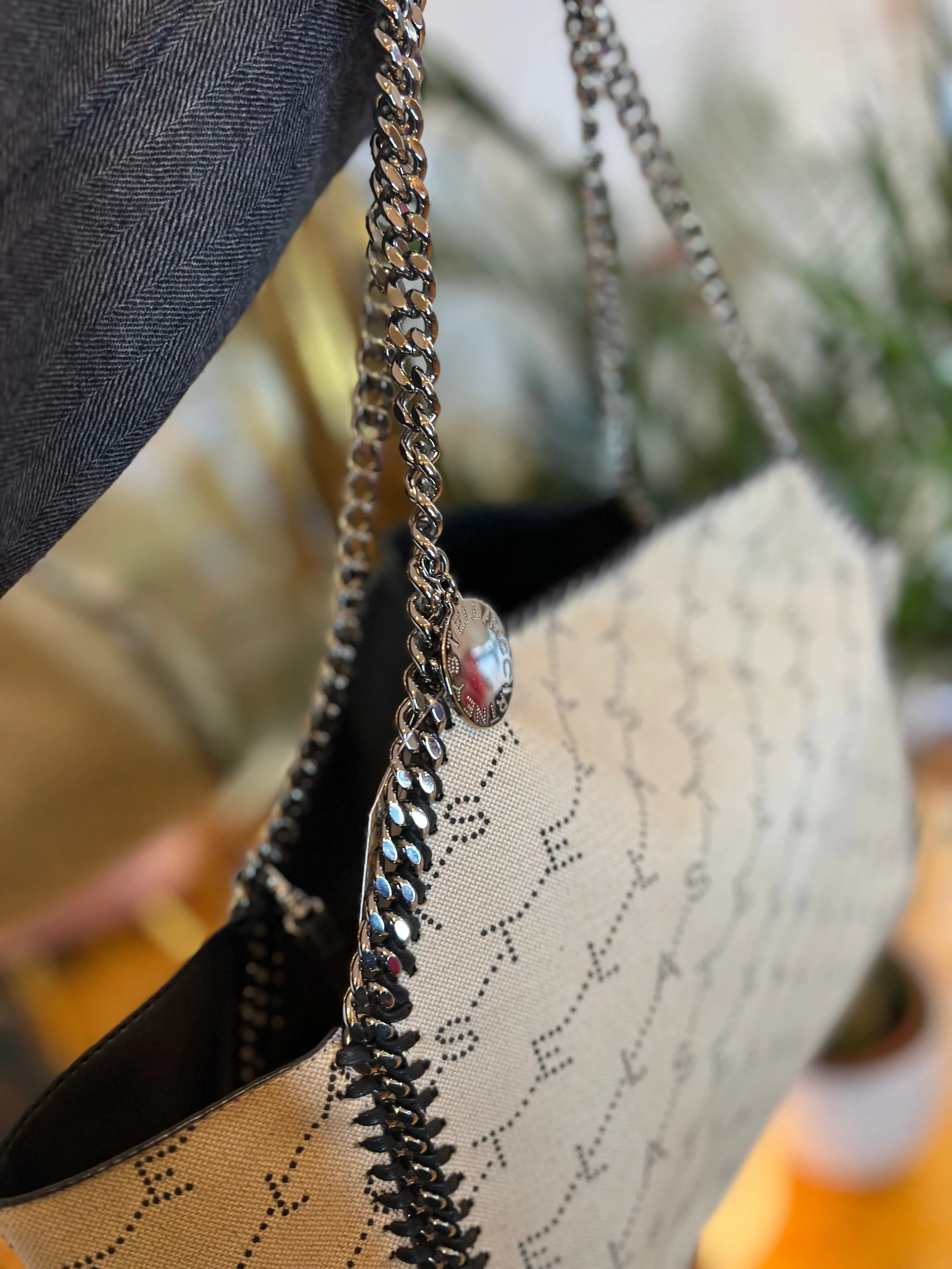 Stella McCartney Monogram Printed Logo Canvas Falabella with Pochette (Reversable)