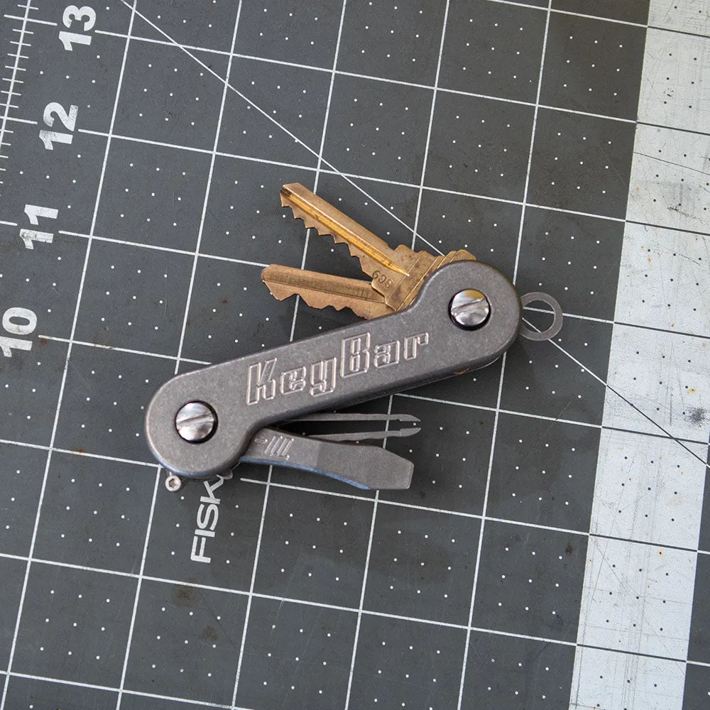 Stonewashed Titanium KeyBar