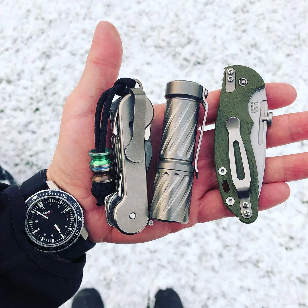 Stonewashed Titanium KeyBar