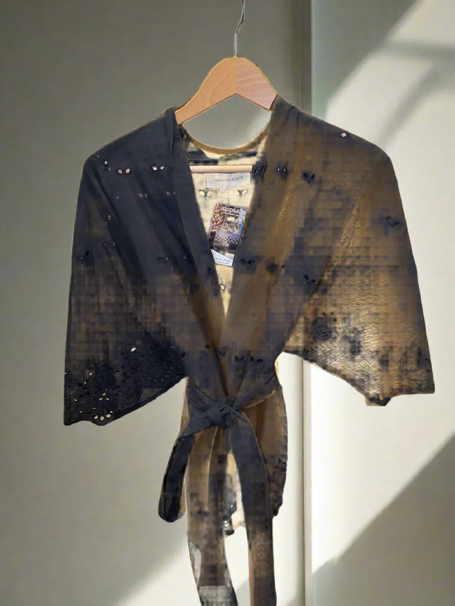 Tallulah and Hope Black Shirt - Size Medium