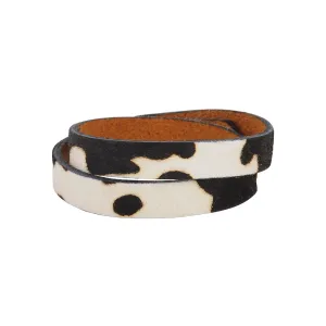 The Calf Skin Double Wrap Bracelet