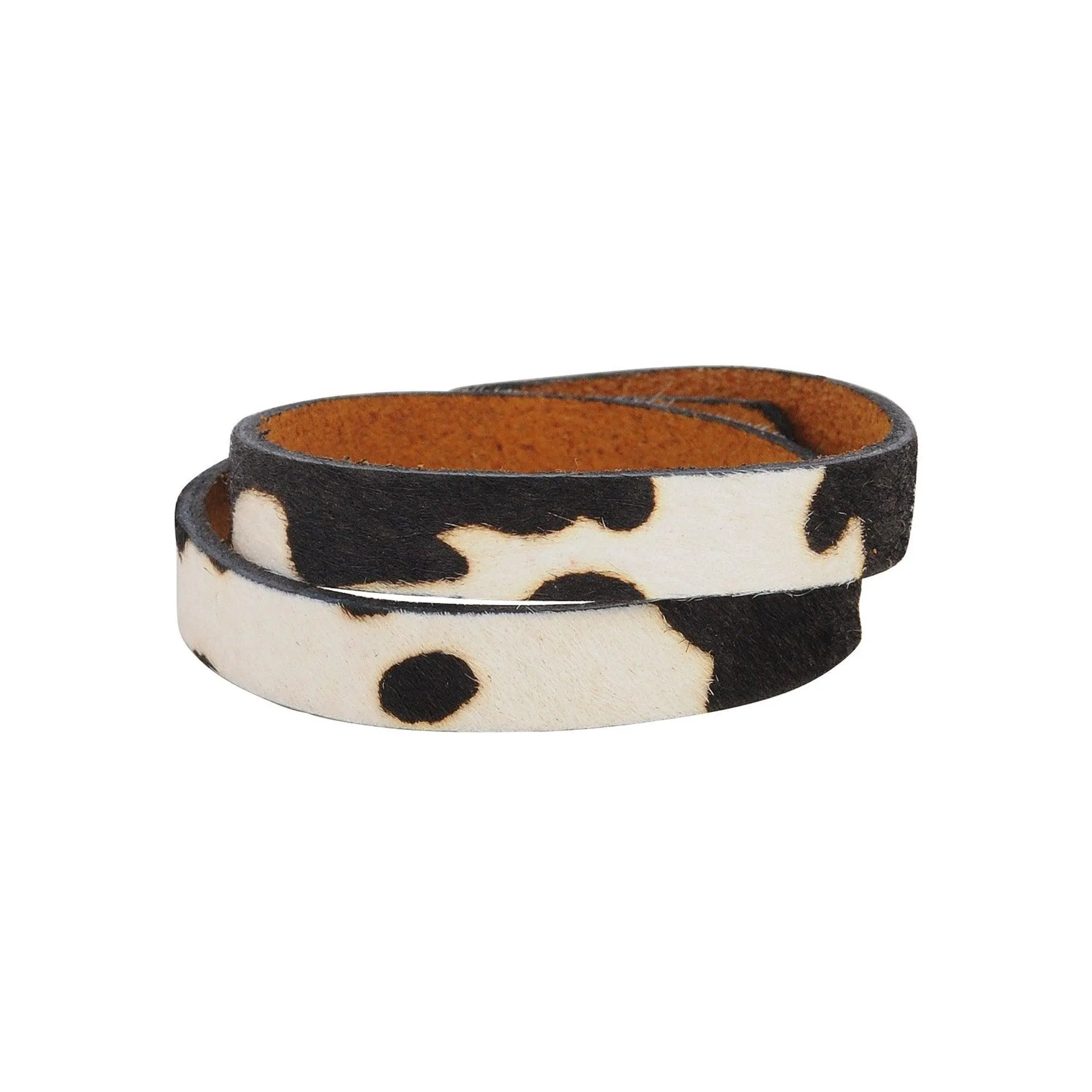 The Calf Skin Double Wrap Bracelet