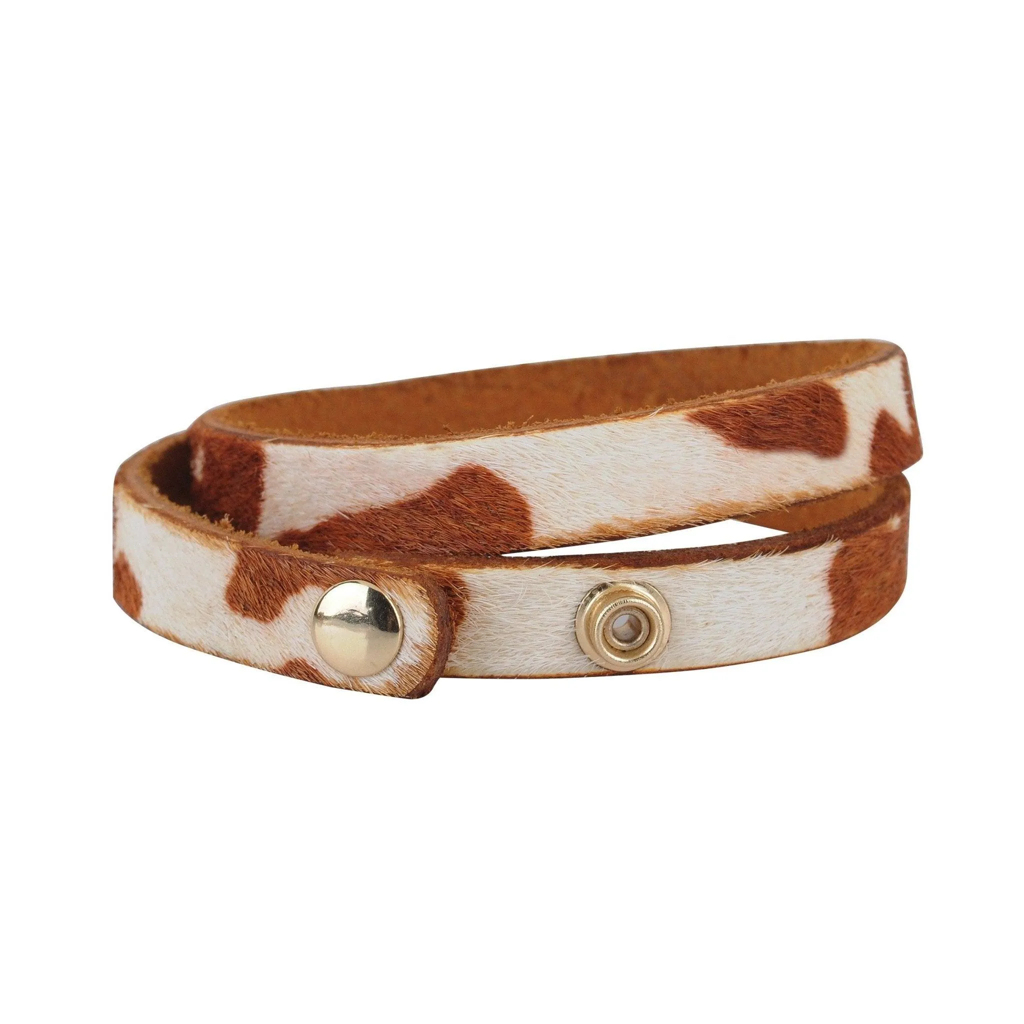 The Calf Skin Double Wrap Bracelet