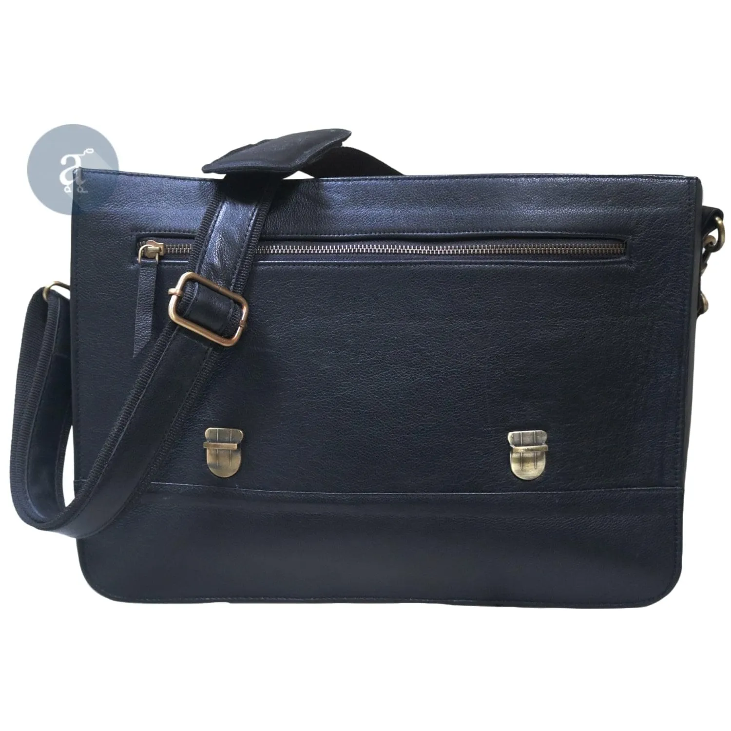 The Carrier Black Laptop Messenger