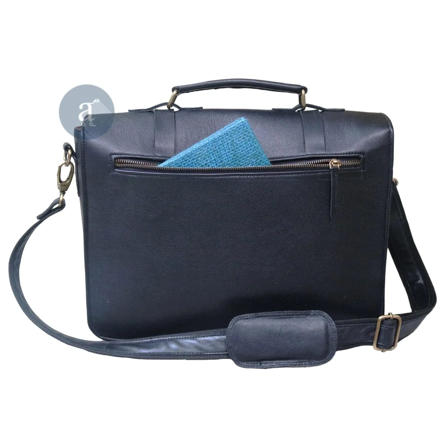 The Carrier Black Laptop Messenger