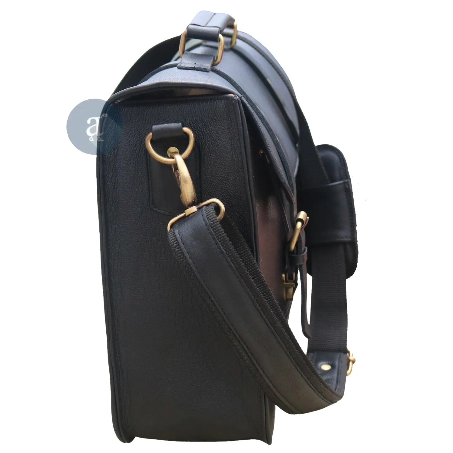 The Carrier Black Laptop Messenger