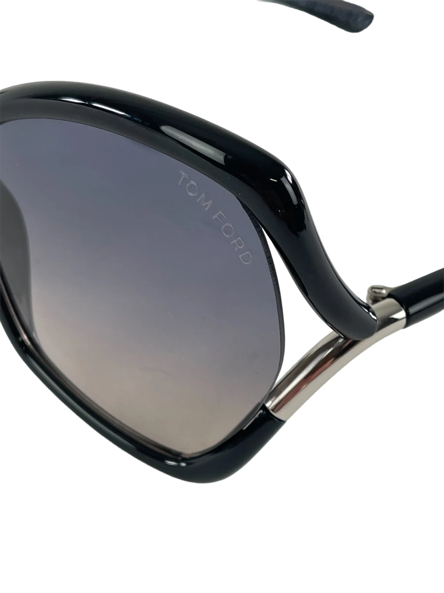Tom Ford Black Cateye Sunglasses