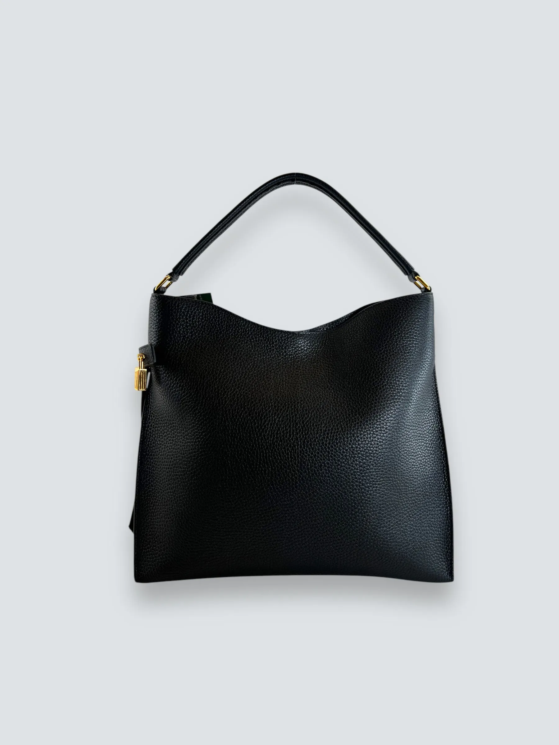 Tom Ford Black Leather Alix Hobo