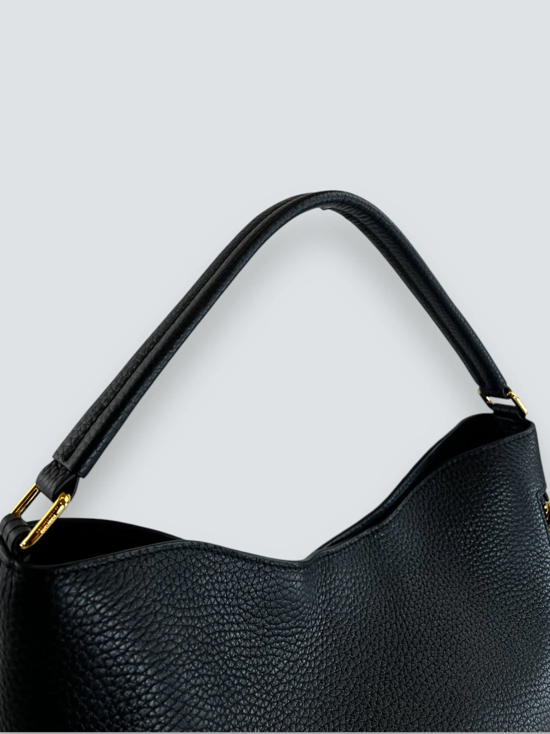 Tom Ford Black Leather Alix Hobo