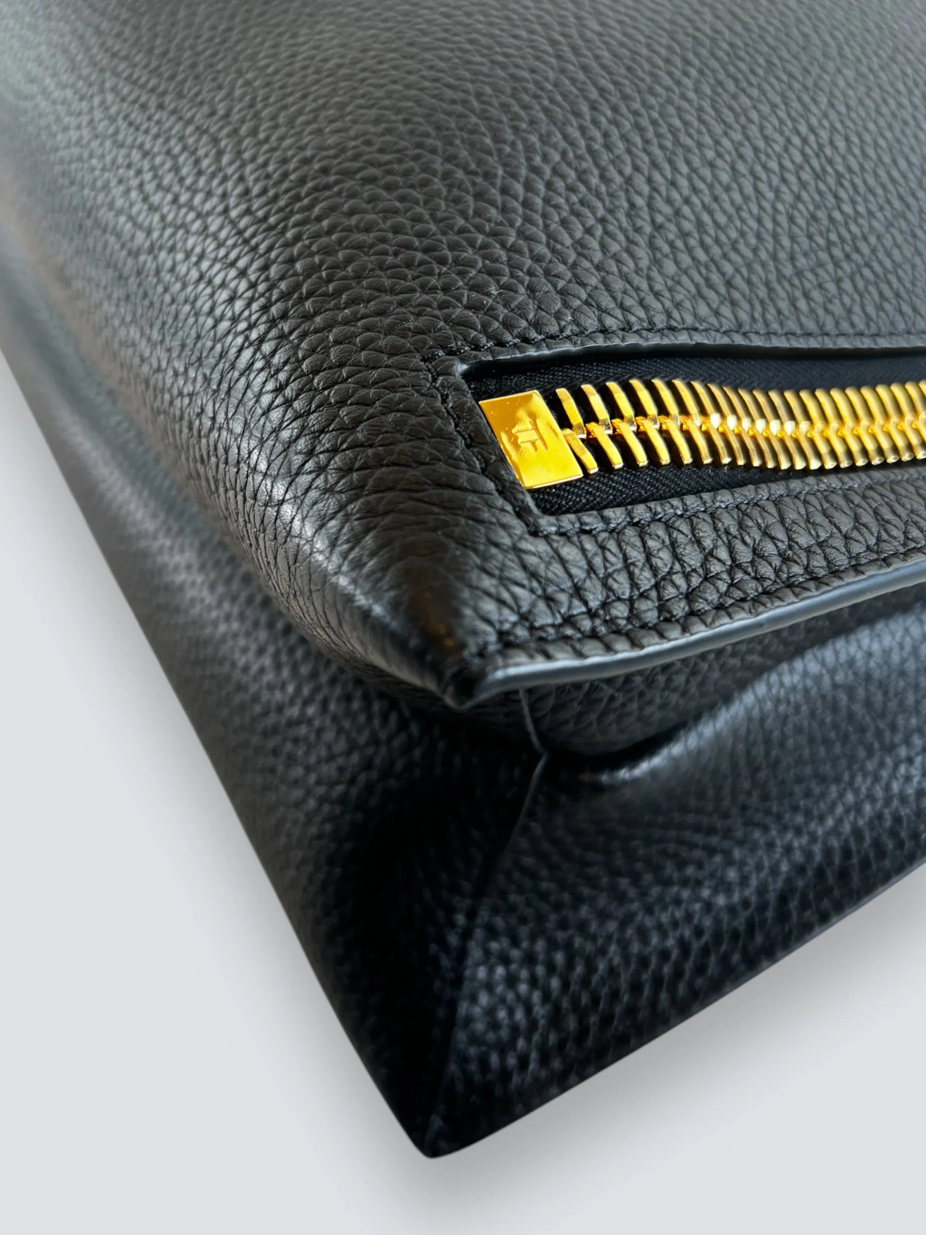 Tom Ford Black Leather Alix Hobo