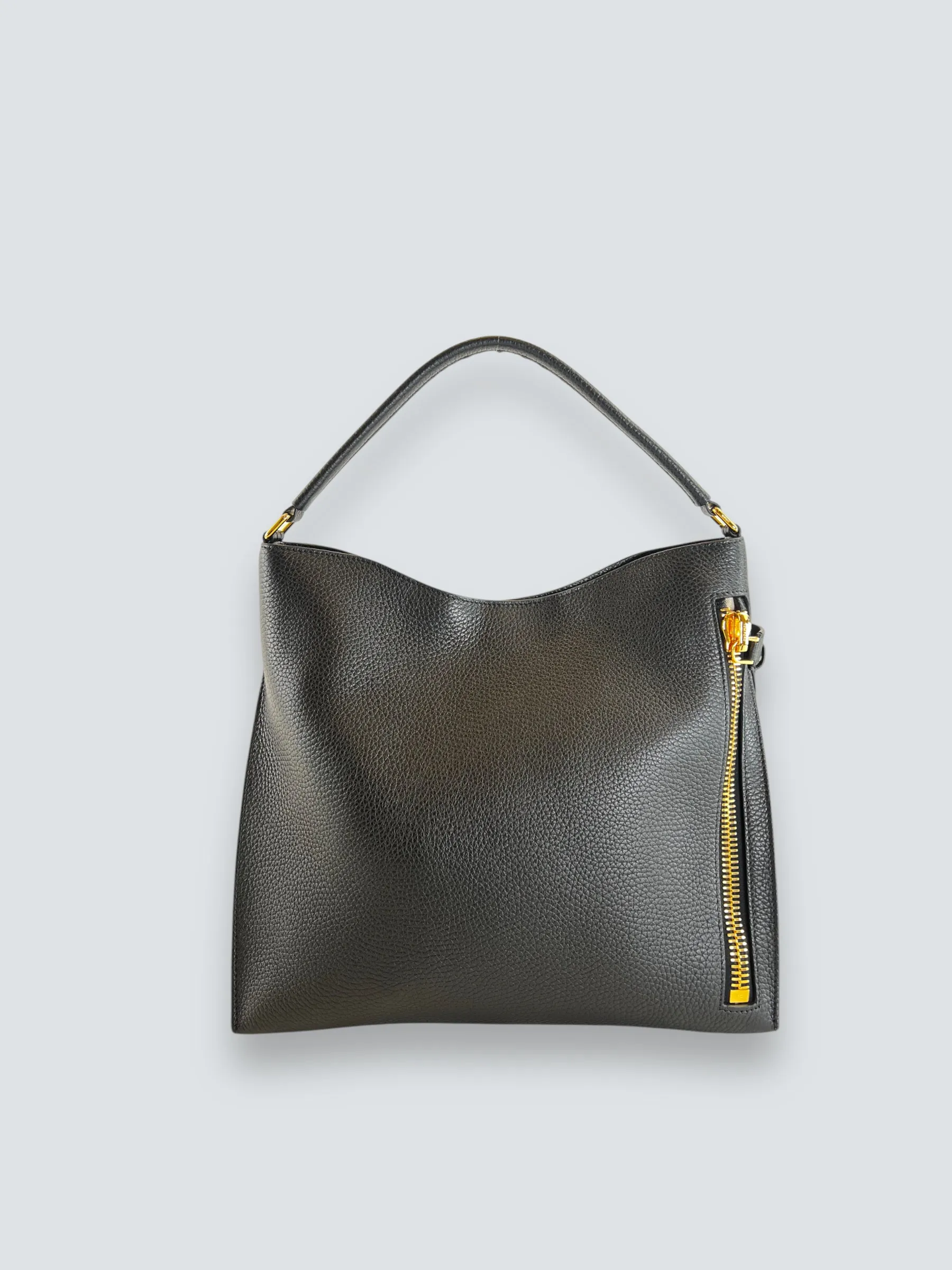 Tom Ford Black Leather Alix Hobo