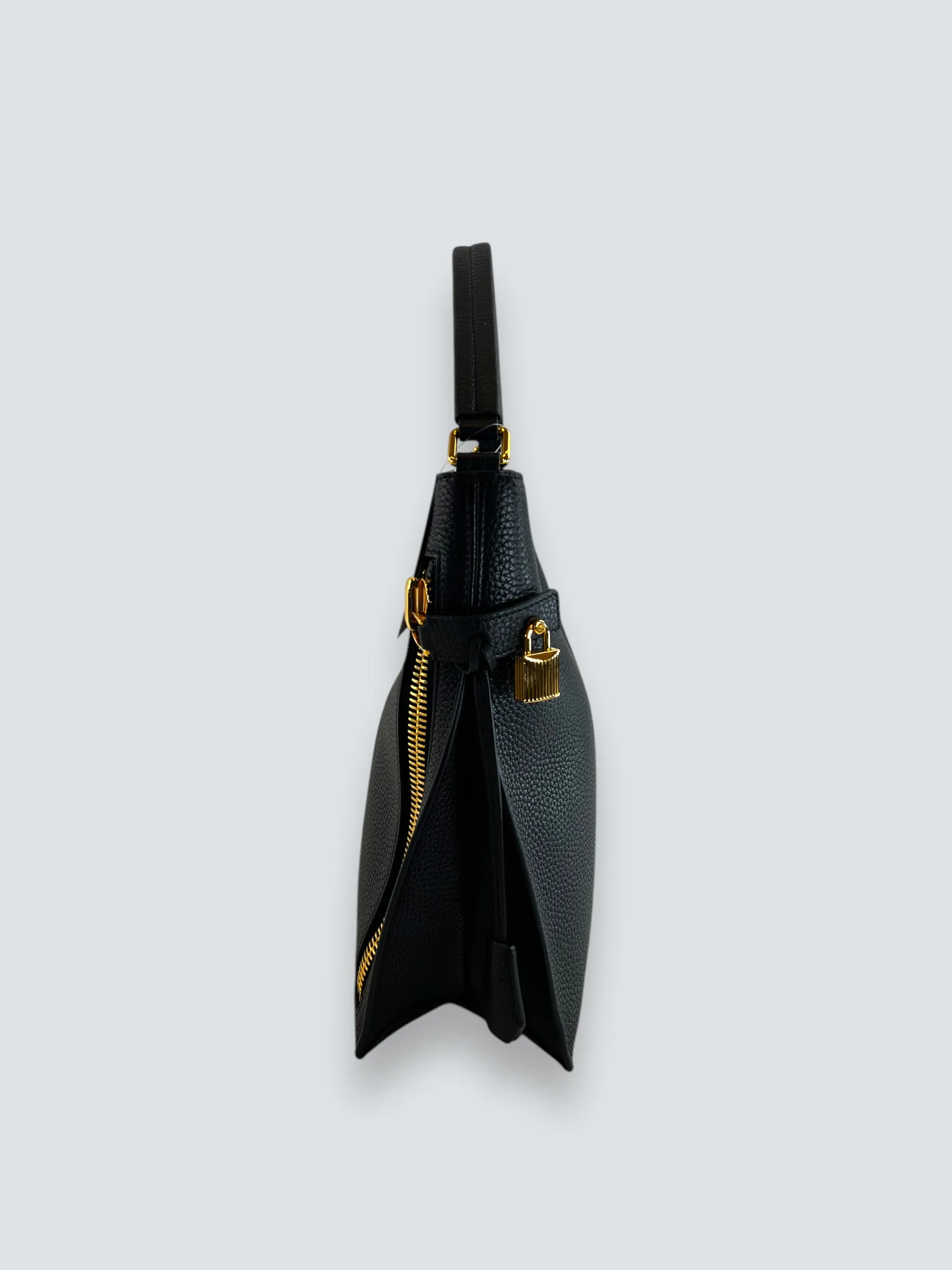 Tom Ford Black Leather Alix Hobo