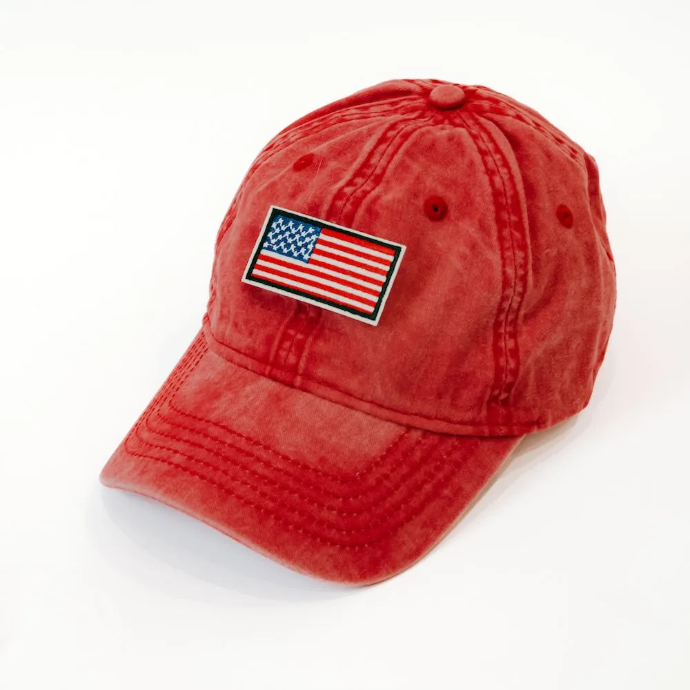 USA Flag Iron On Patch