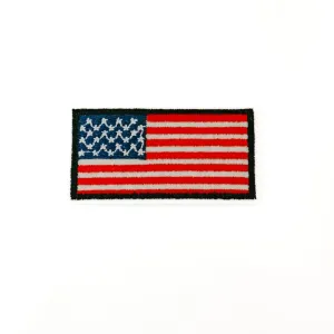 USA Flag Iron On Patch