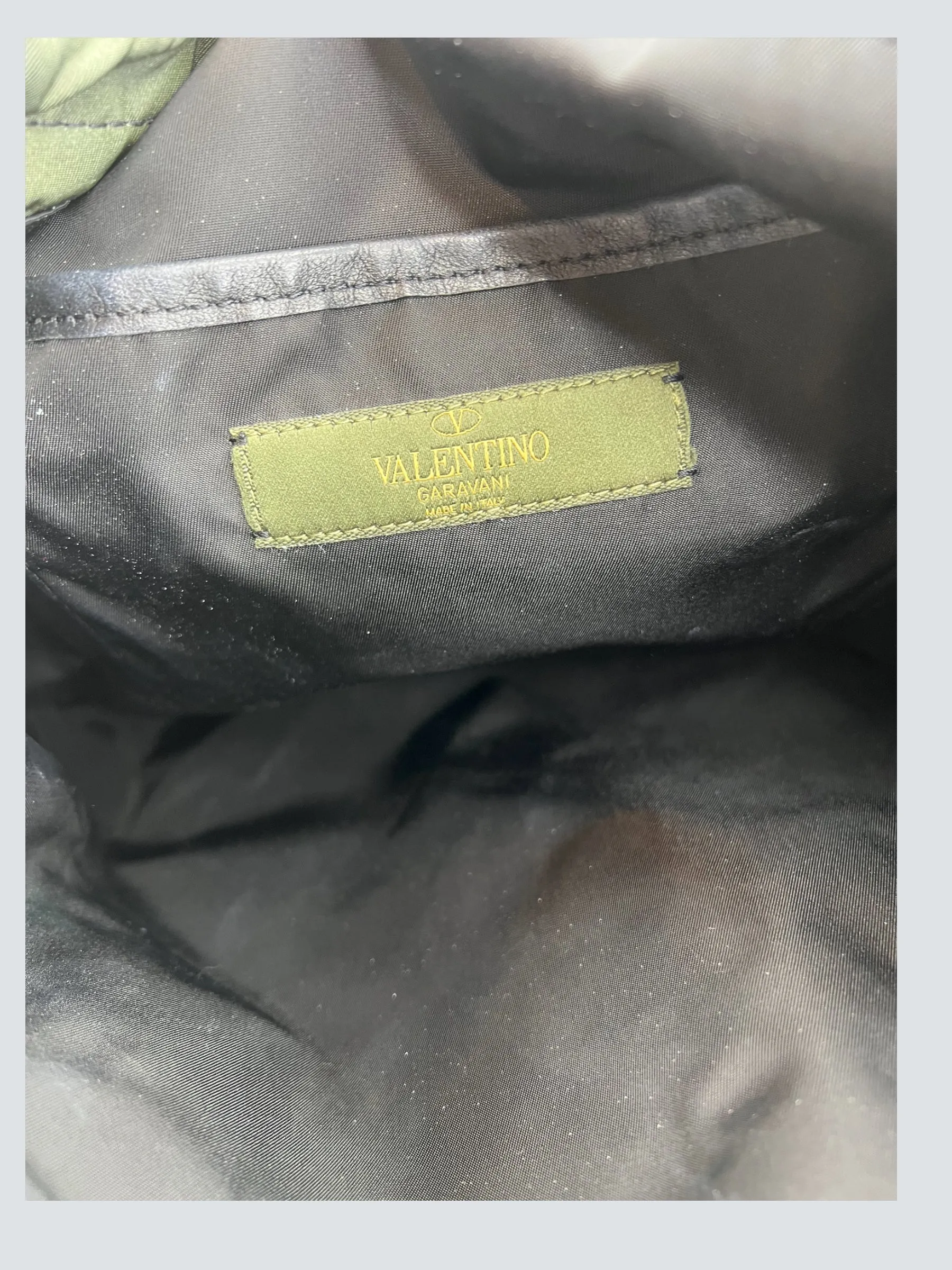 Valentino Nylon Camo Backpack