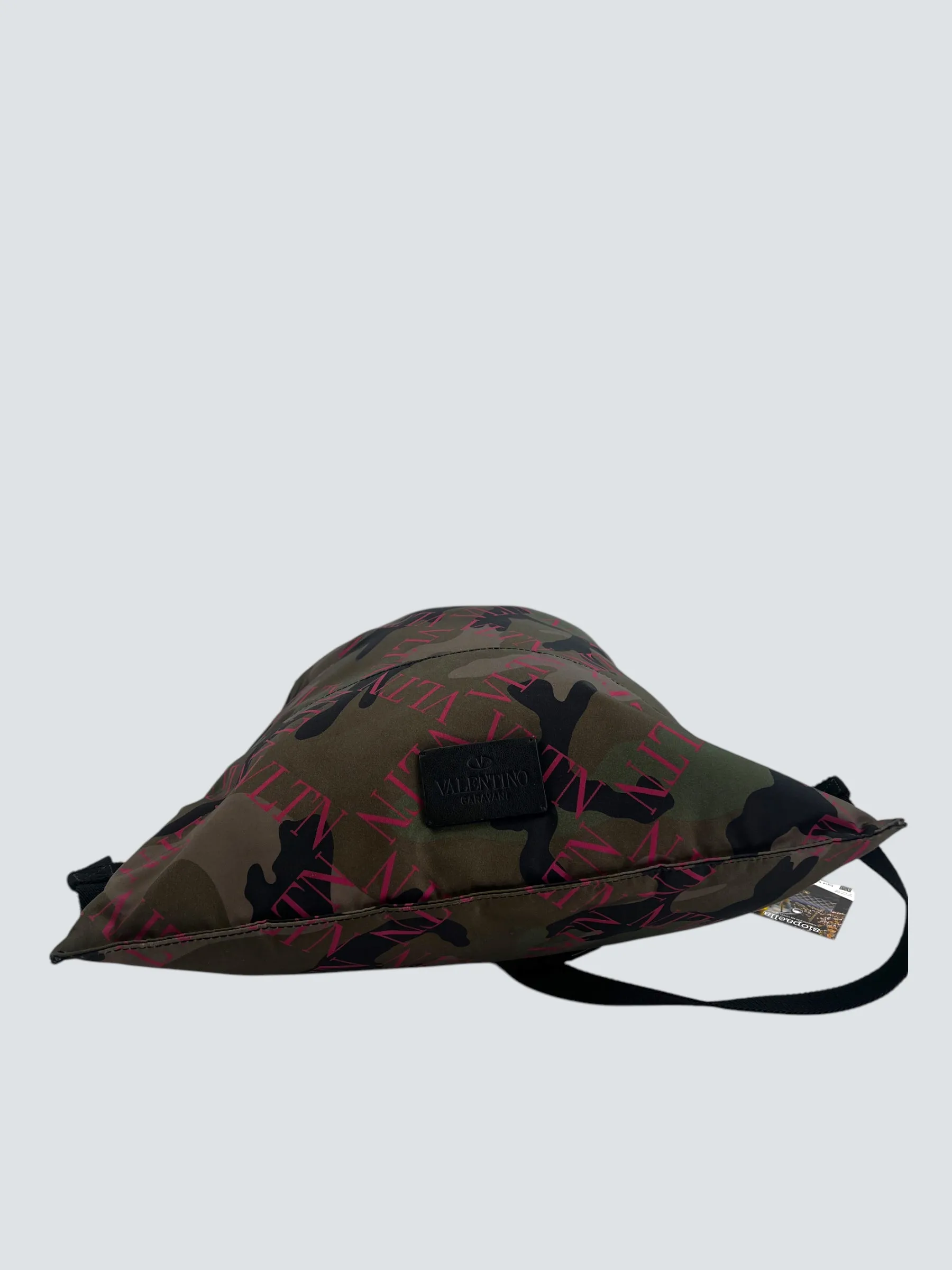 Valentino Nylon Camo Backpack