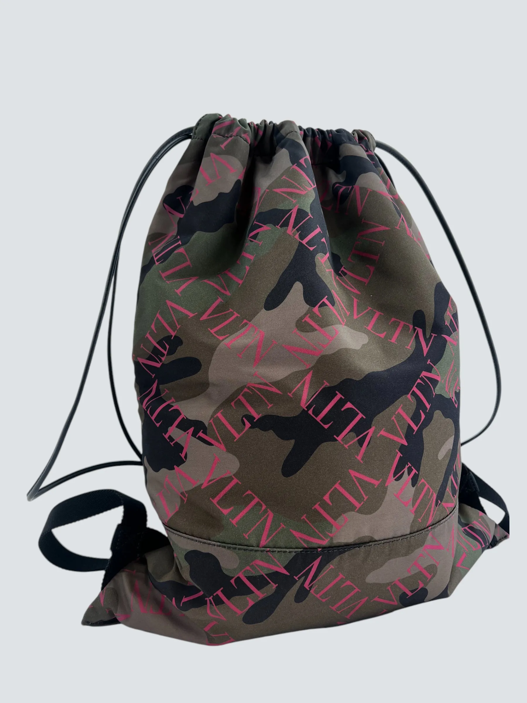 Valentino Nylon Camo Backpack