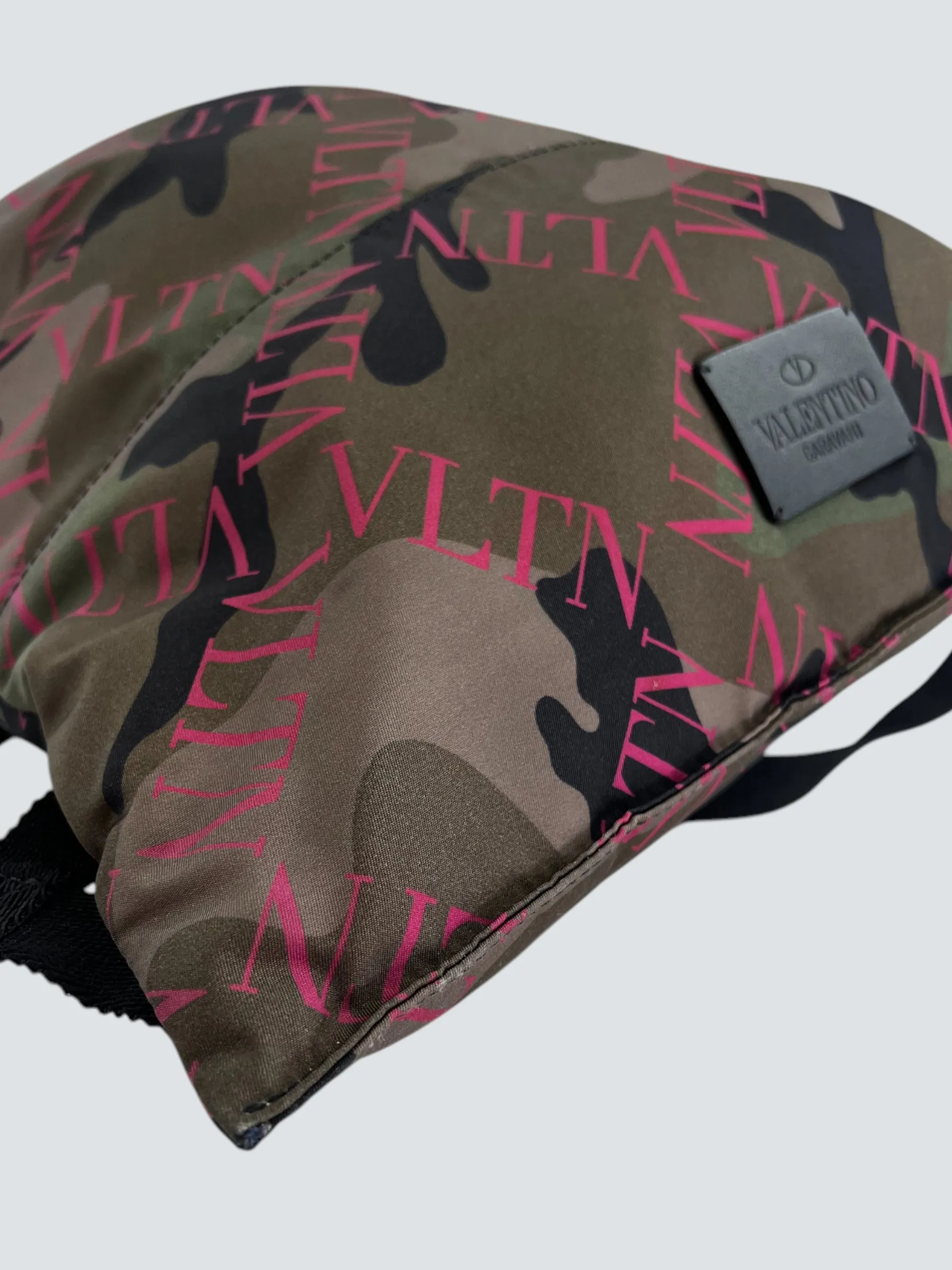 Valentino Nylon Camo Backpack