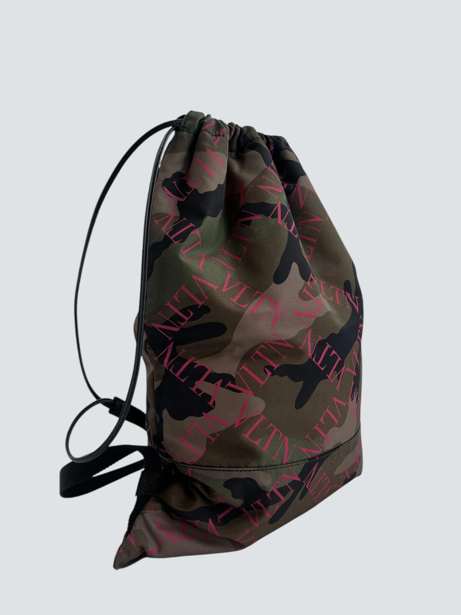 Valentino Nylon Camo Backpack