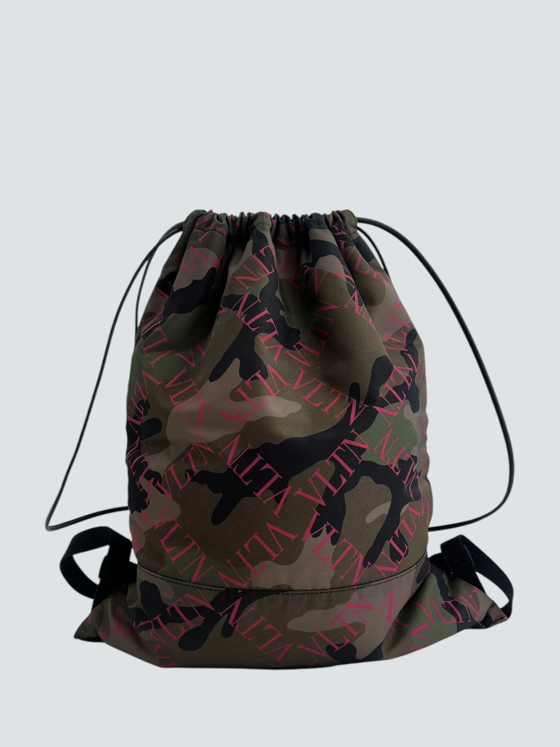 Valentino Nylon Camo Backpack