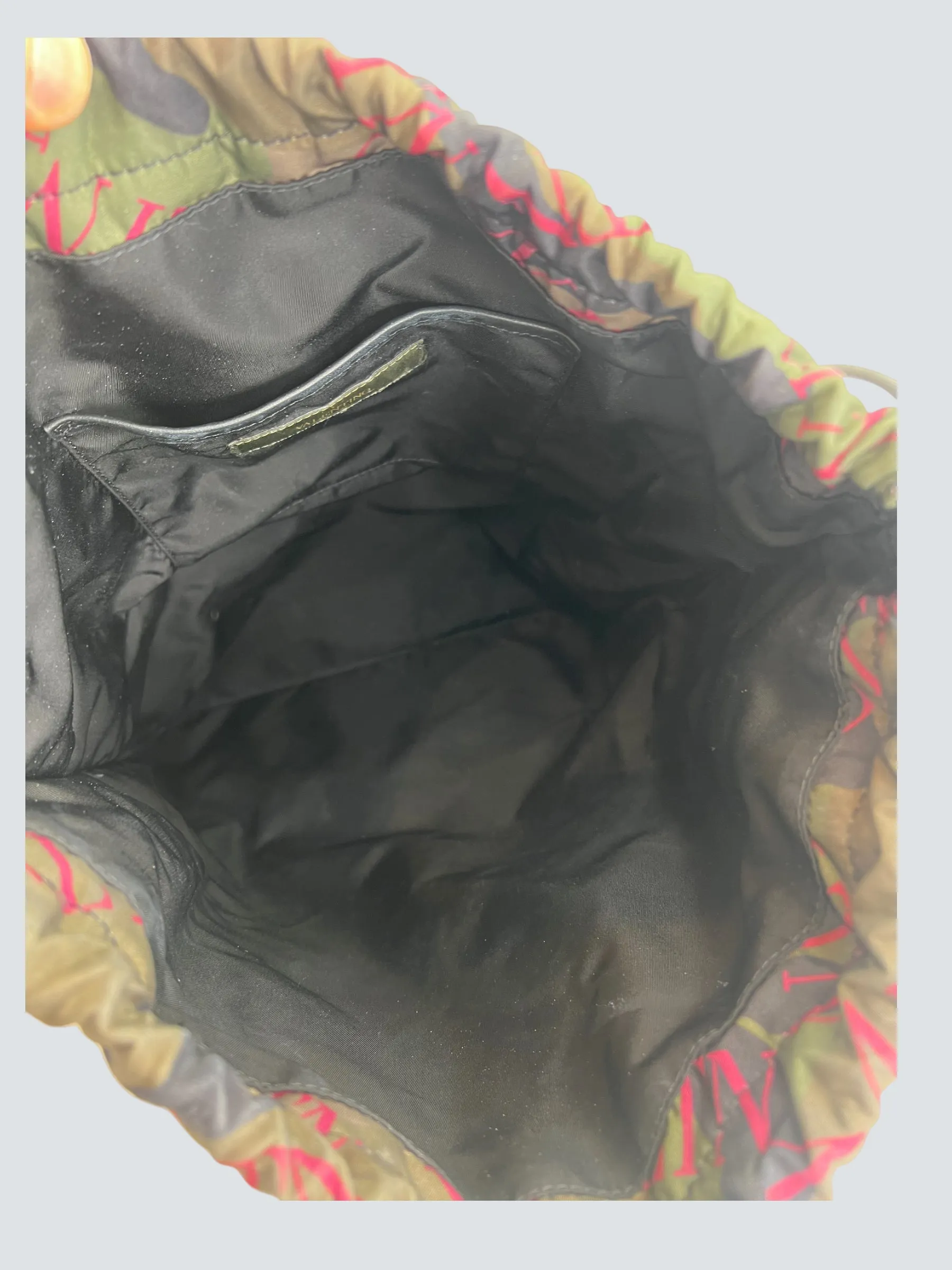 Valentino Nylon Camo Backpack