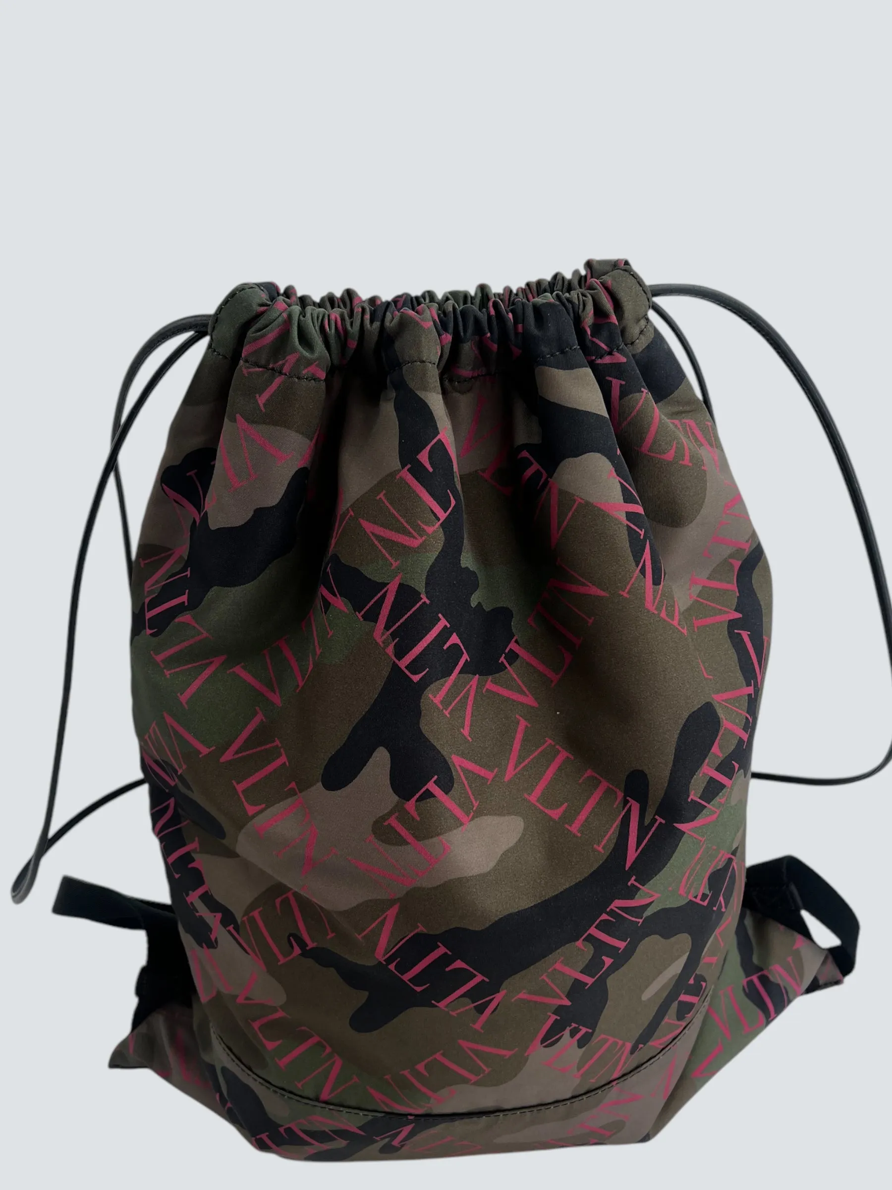 Valentino Nylon Camo Backpack