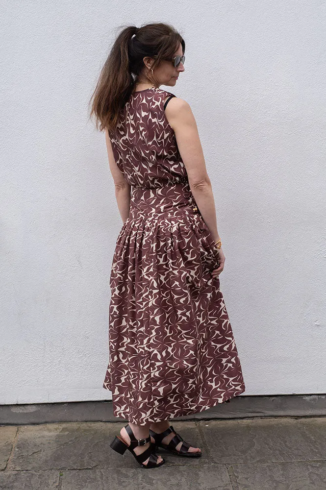 Vanessa Bruno Elysee Brown Skirt