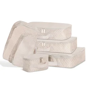 Vintage / Travel Packing Cubes / 6-Piece Set