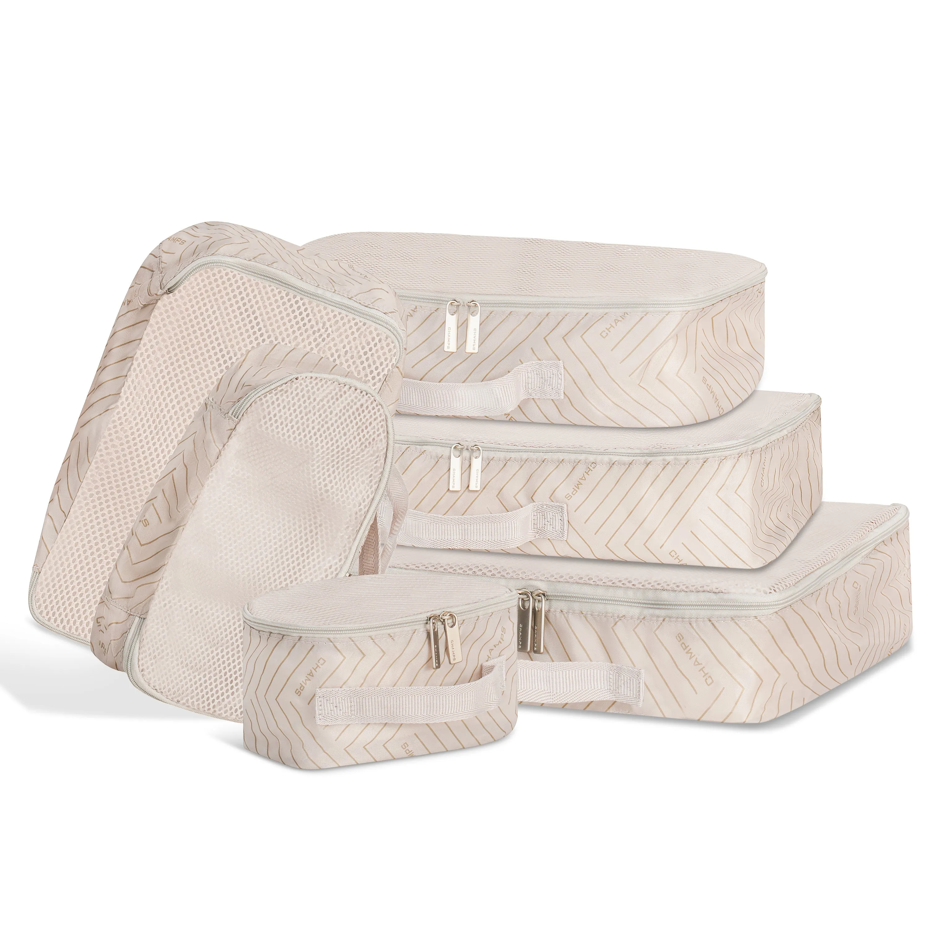 Vintage / Travel Packing Cubes / 6-Piece Set