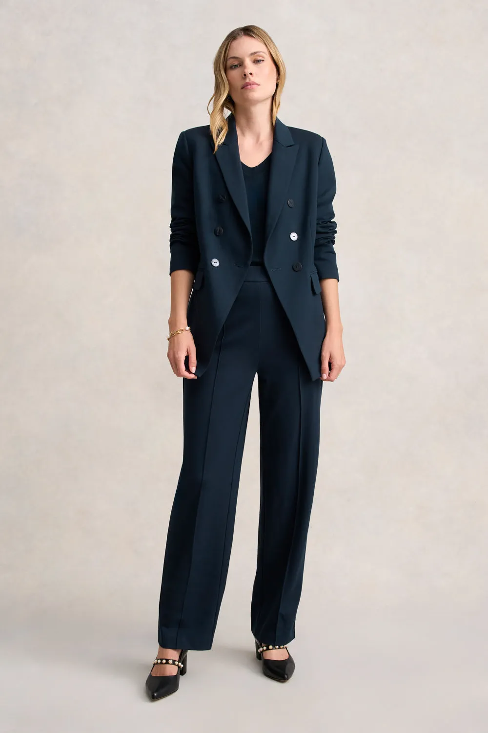 Wide Leg Ponte Pant