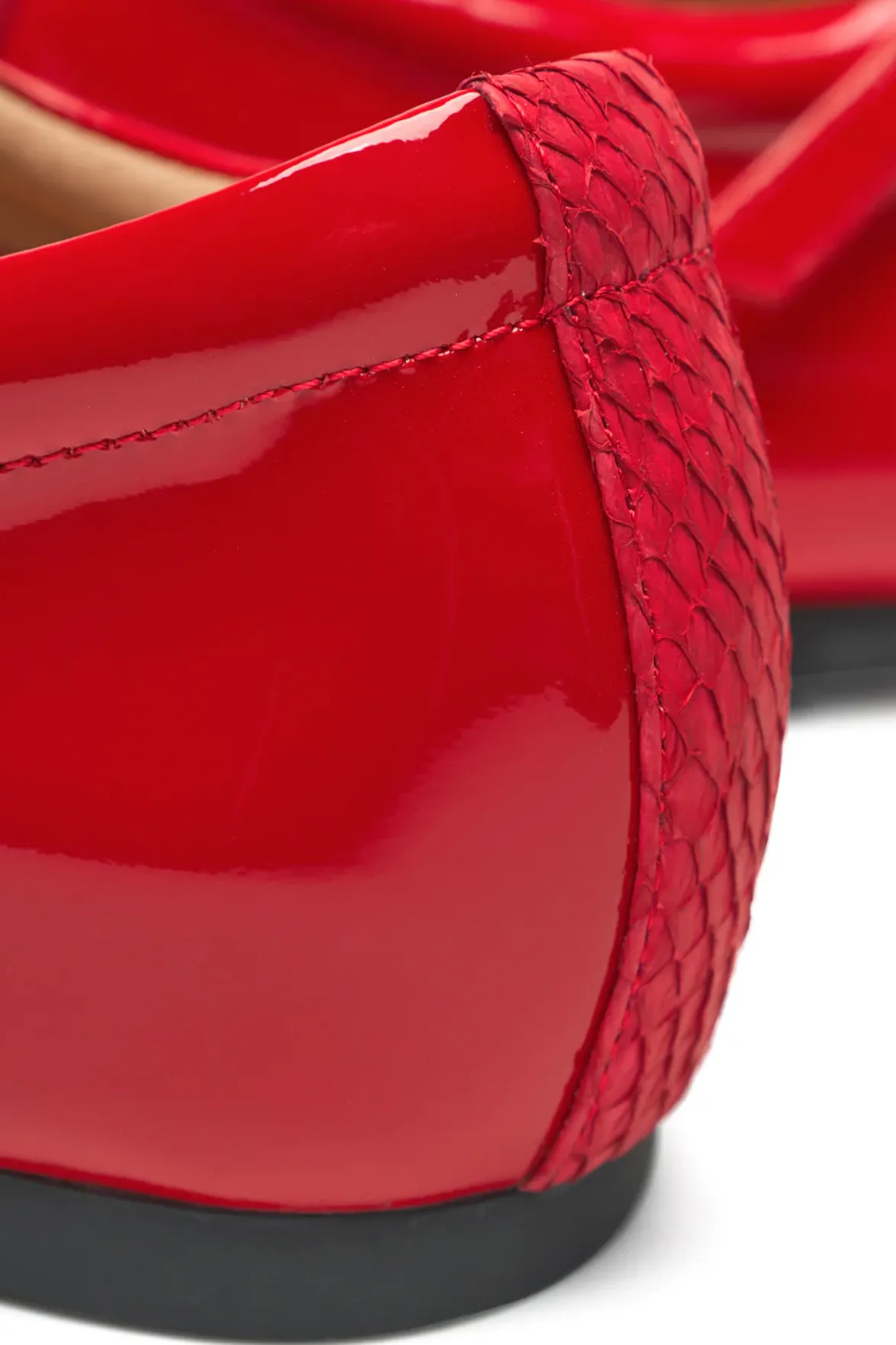 Woden Maya Fired Red Patent Pumps